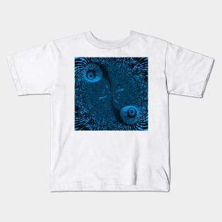 sight for sore eyes cyclone in black and blue Kids T-Shirt